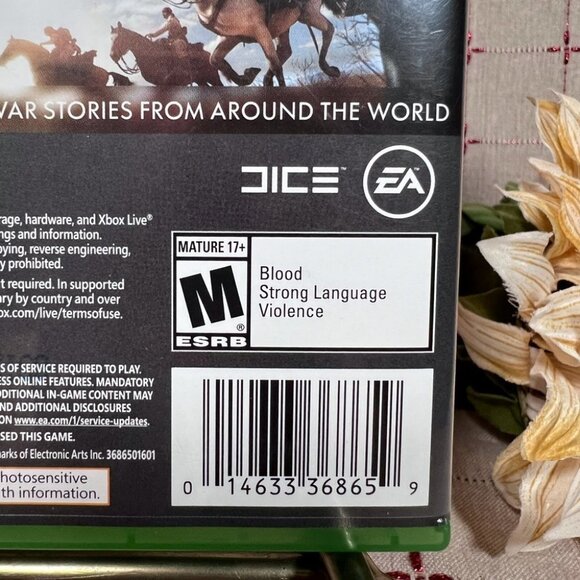 🔥 Xbox One Battlefield 1 Video Game War Stories Multiplayer Mature 17+ - Picture 3 of 6